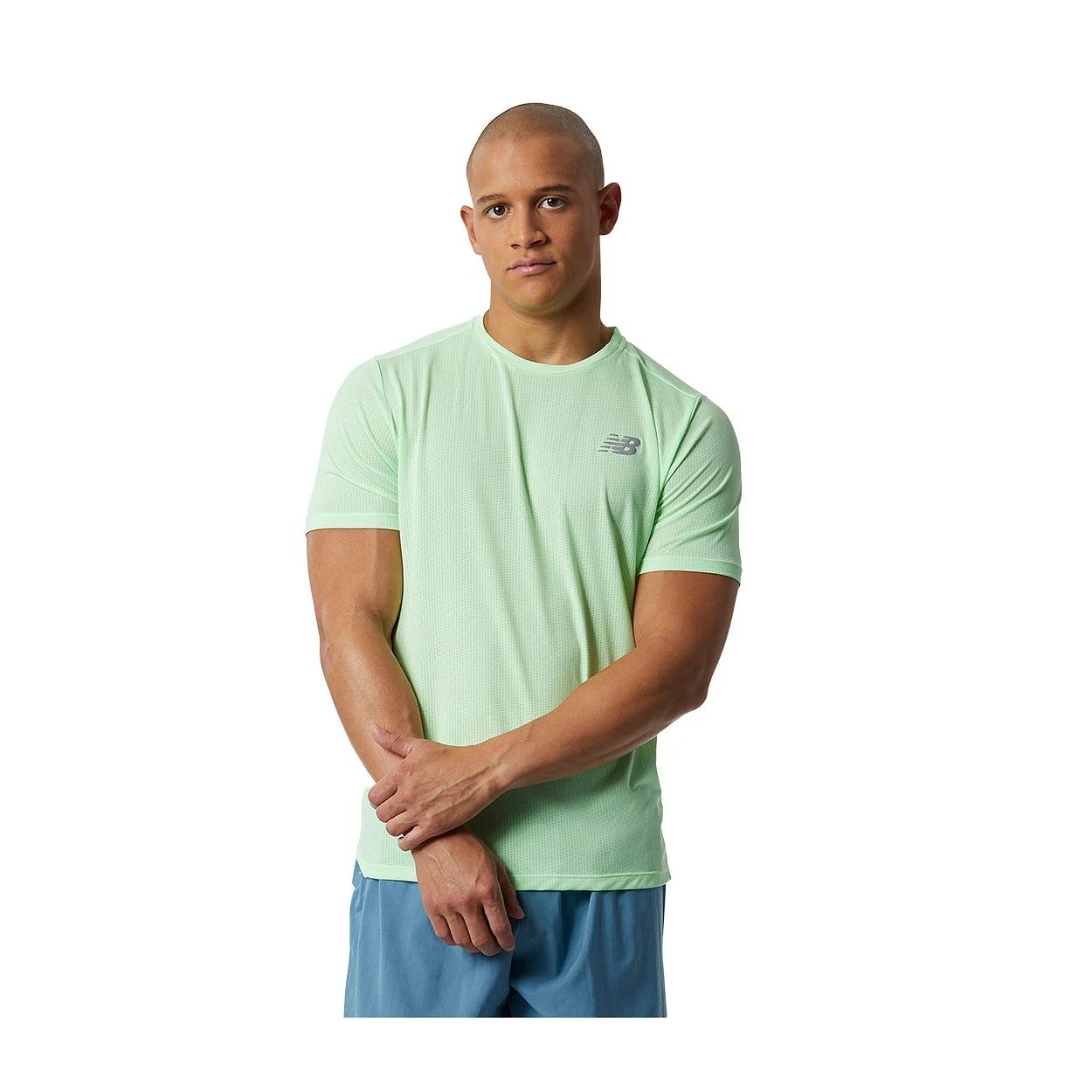 New Balance Men's Impact Run Short Sleeve 5 New Balance Men's Impact Run Short Sleeve - Image 5