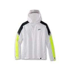 Brooks Men's Run Visible Thermal Hoodie - White/Asphalt/Nightlife (211411134) 9 Brooks Men's Run Visible Thermal Hoodie - White/Asphalt/Nightlife (211411134) -HOKA SHOP 211411 134 LF Run Visible Thermal Hoodie