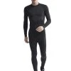 Craft Men's Active Intensity Crewneck Baselayer - Black/Asphalt (1907933-999995)