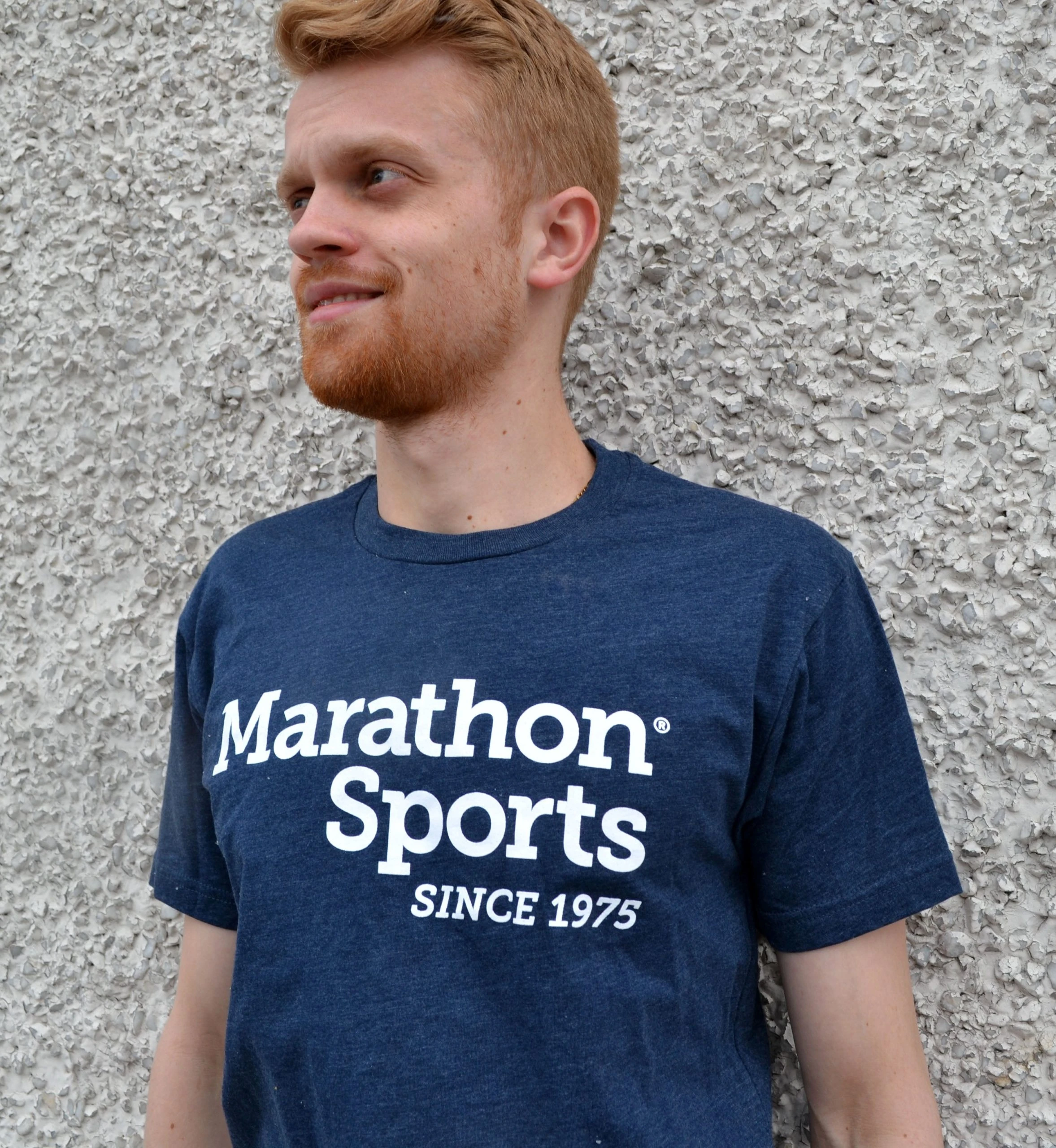 Marathon Sportswear Marathon Sports Men's Logo Tee - Navy/White (M LOGO TEE 1) 1 Marathon Sportswear Marathon Sports Men's Logo Tee - Navy/White (M LOGO TEE 1)