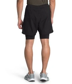 The North Face Men's Active Trail Dual Short - Black (NF0A48USJK3) 9 The North Face Men's Active Trail Dual Short - Black (NF0A48USJK3) -HOKA SHOP NF0A48US JK3 back 1