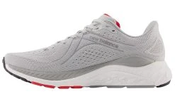 New Balance Men's Fresh Foam X 860 V13 -HOKA SHOP NewBalanceMensFreshFoamX860V13 LightAluminum TrueRed Black 3