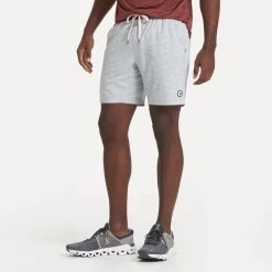 Vuori Men's Kore Short 7.5" -HOKA SHOP Vuori V302 PSL PlatinumSlub 1