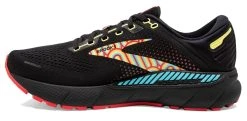 Brooks Men's Adrenaline GTS 22 -HOKA SHOP brooks mens adrenaline gts 22 running shoe black blue bittersweet 3