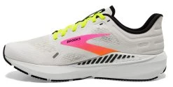 Brooks Men's Launch GTS 9 -HOKA SHOP brooks mens launch white pink nightlife 3