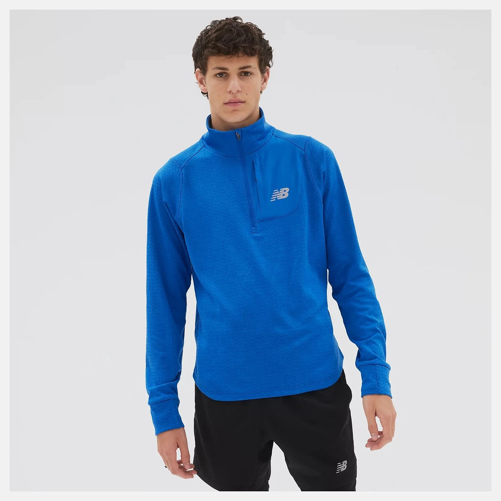 New Balance Men's Heat Grid Half Zip 1 New Balance Men's Heat Grid Half Zip
