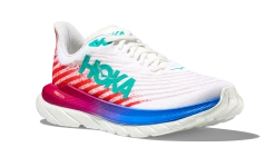 HOKA Men's Mach 5 -HOKA SHOP hoka mens mach 5 running shoe white red 2