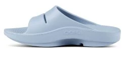 Oofos Unisex OOahh Slide -HOKA SHOP oofos ooahh neptune blue slide 3