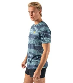 Rabbit Men's EZ Tee Perf SS | Trail 6 Rabbit Men's EZ Tee Perf SS | Trail -HOKA SHOP rabbit mens ez tee perf ss orion blue