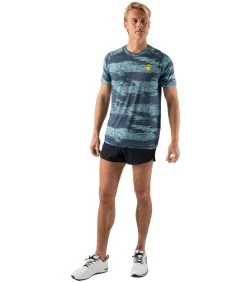 Rabbit Men's EZ Tee Perf SS | Trail 7 Rabbit Men's EZ Tee Perf SS | Trail -HOKA SHOP rabbit mens ez tee perf ss orion blue 2