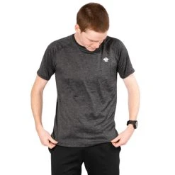 Rabbit Men's EZ Tee SS 11 Rabbit Men's EZ Tee SS -HOKA SHOP rabbit mens ez tee ss black heather