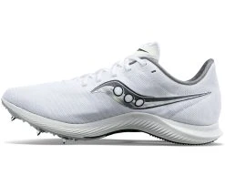 Saucony Men's Velocity MP Track Spike 7 Saucony Men's Velocity MP Track Spike -HOKA SHOP saucony mens track spike white silver 1