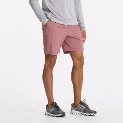 Vuori Men's Kore Short 7.5" -HOKA SHOP vuori mens kore shorts marsala